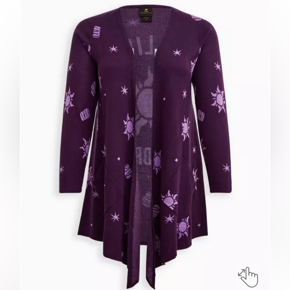 Disney Purple Tangled Women's Cardigan